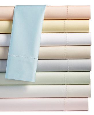 Solid Open Stock  400 Thread Count Sheet Collection, Created for Macy's