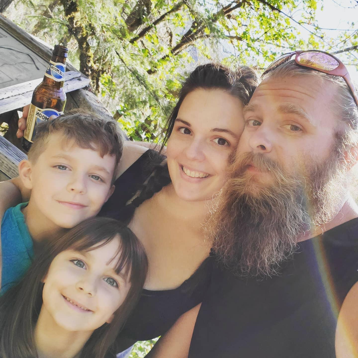 Camping in Oregon. We love going on adventures together.