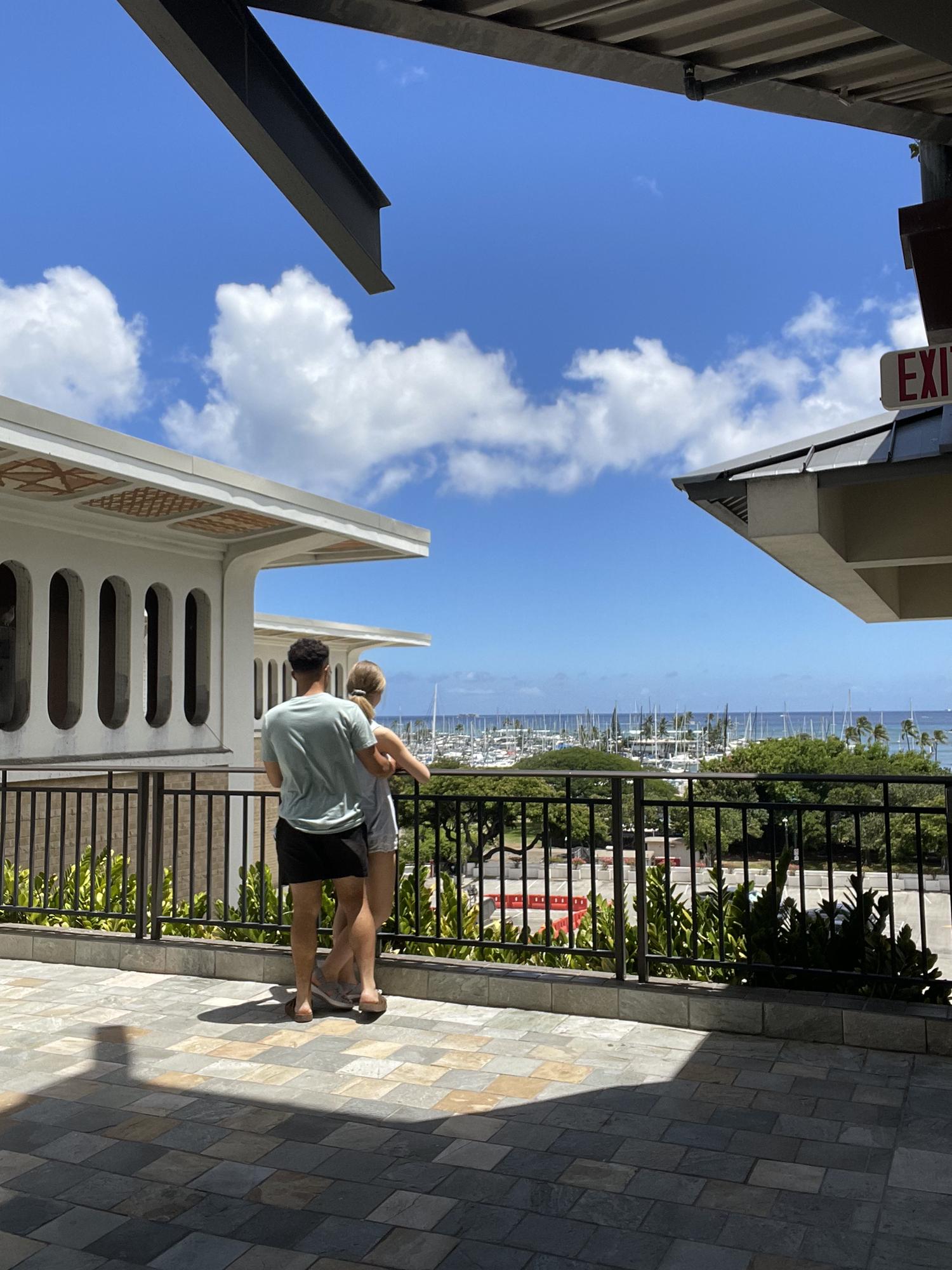 First day reunited in Honolulu after 7 months!