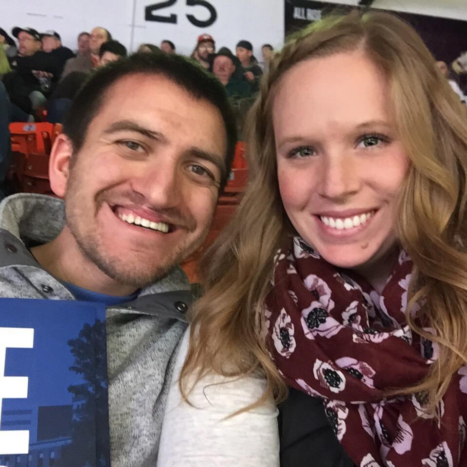 K Wings hockey game!