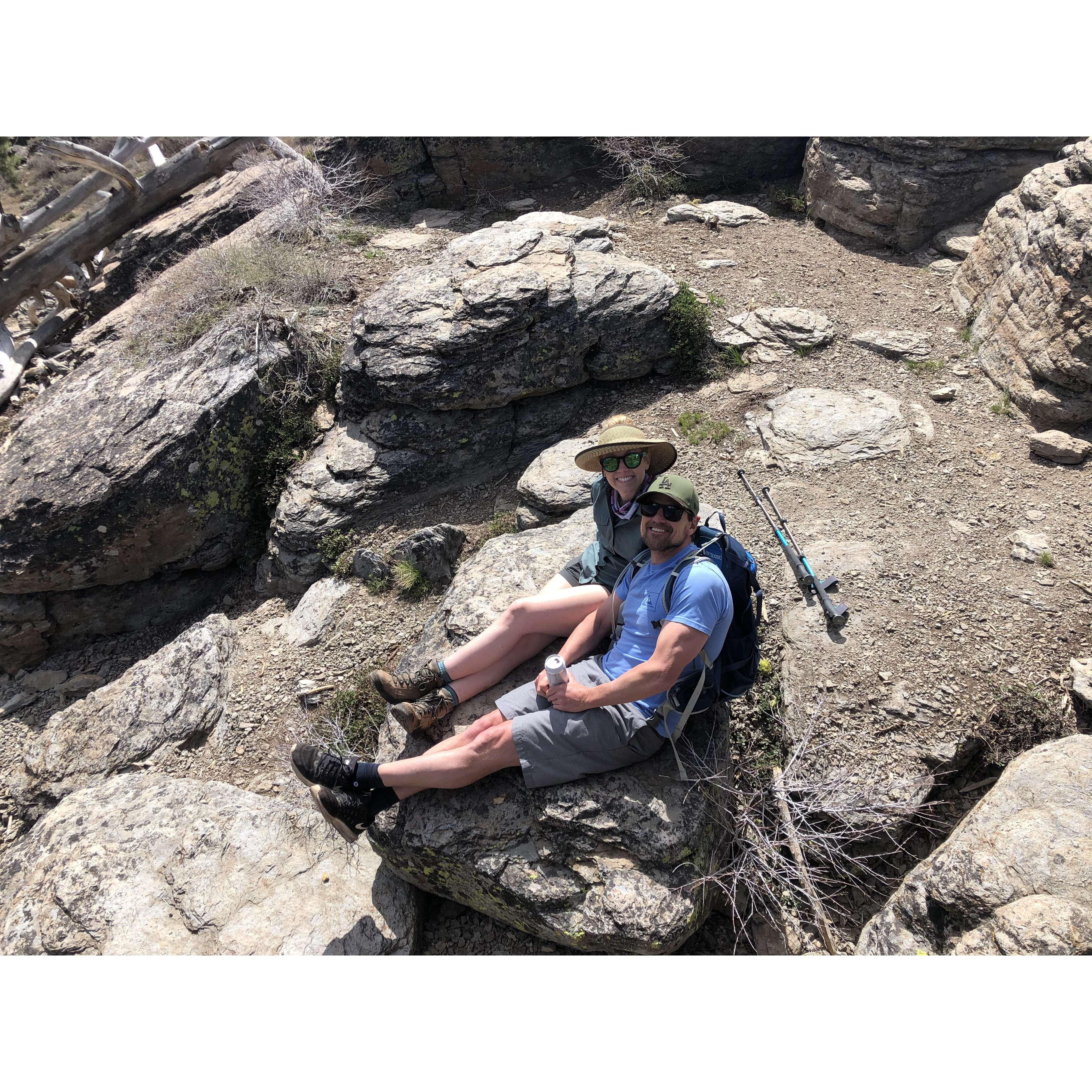 Hike to Picnic Rock overlooking Lake Tahoe