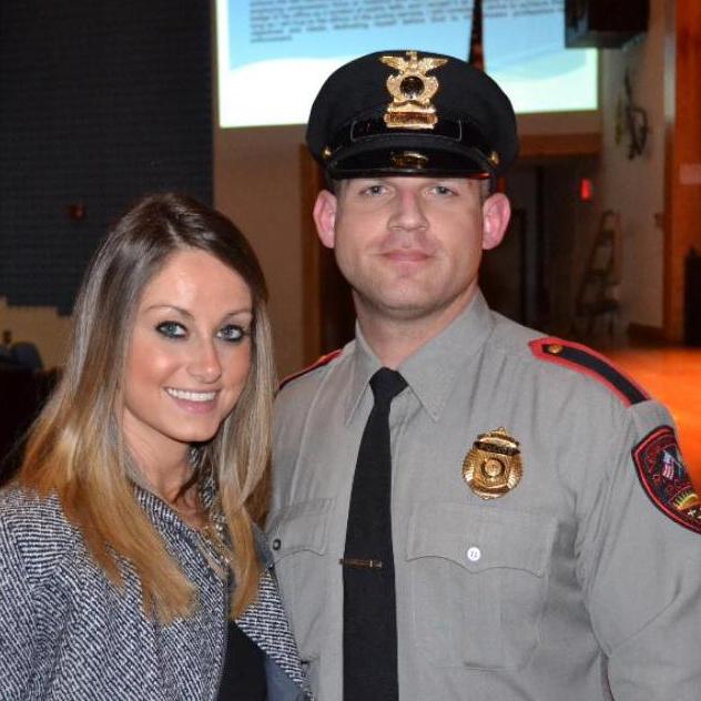 Tom's swearing in as a WWPD Detective, Spring 2016