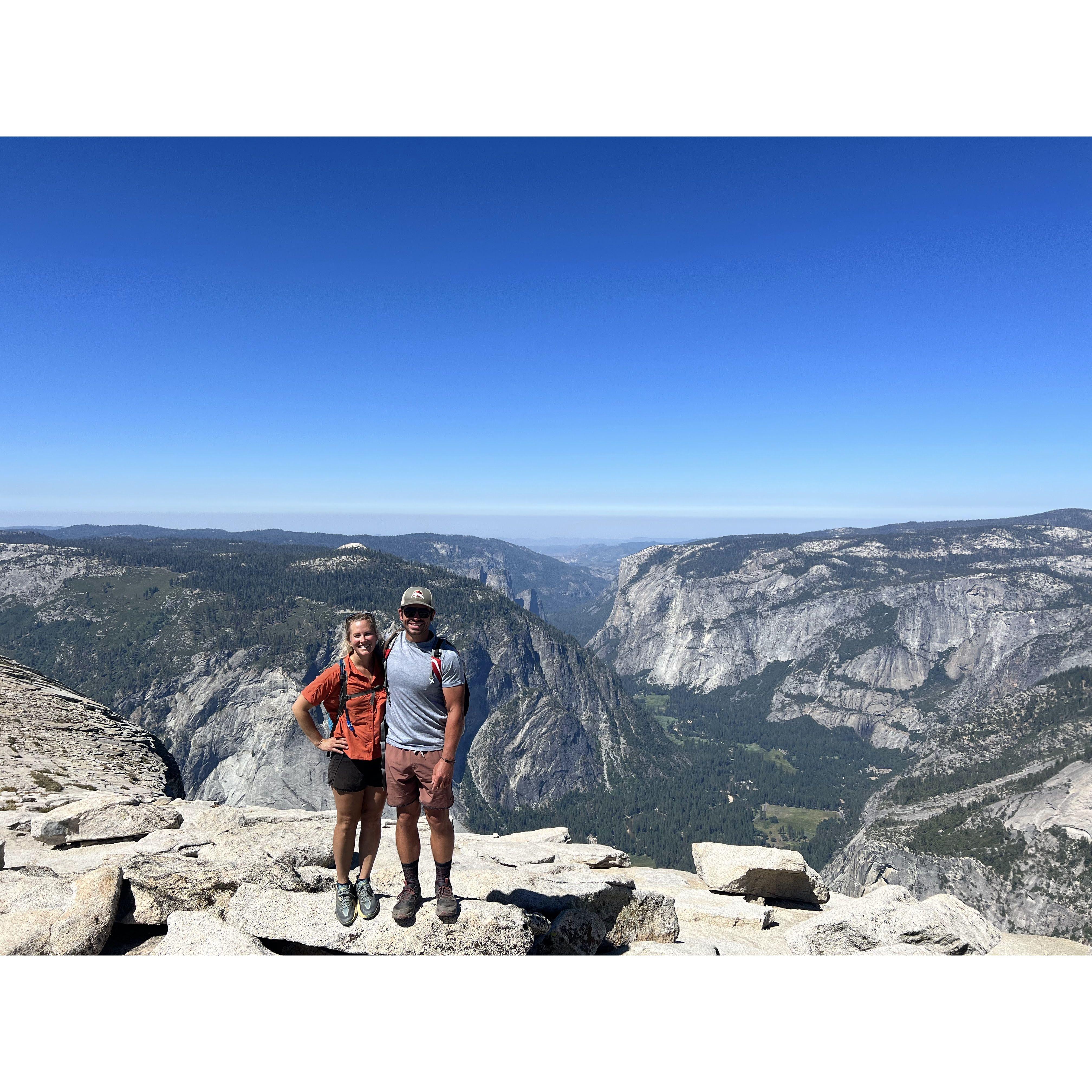 On the top of half dome 2023