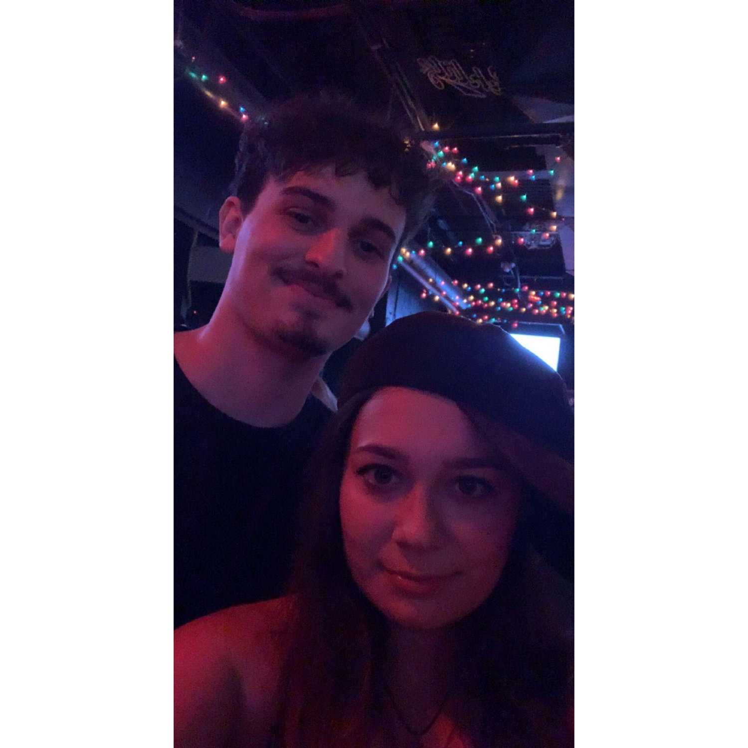 Our first ever photo together on December 3rd, 2021