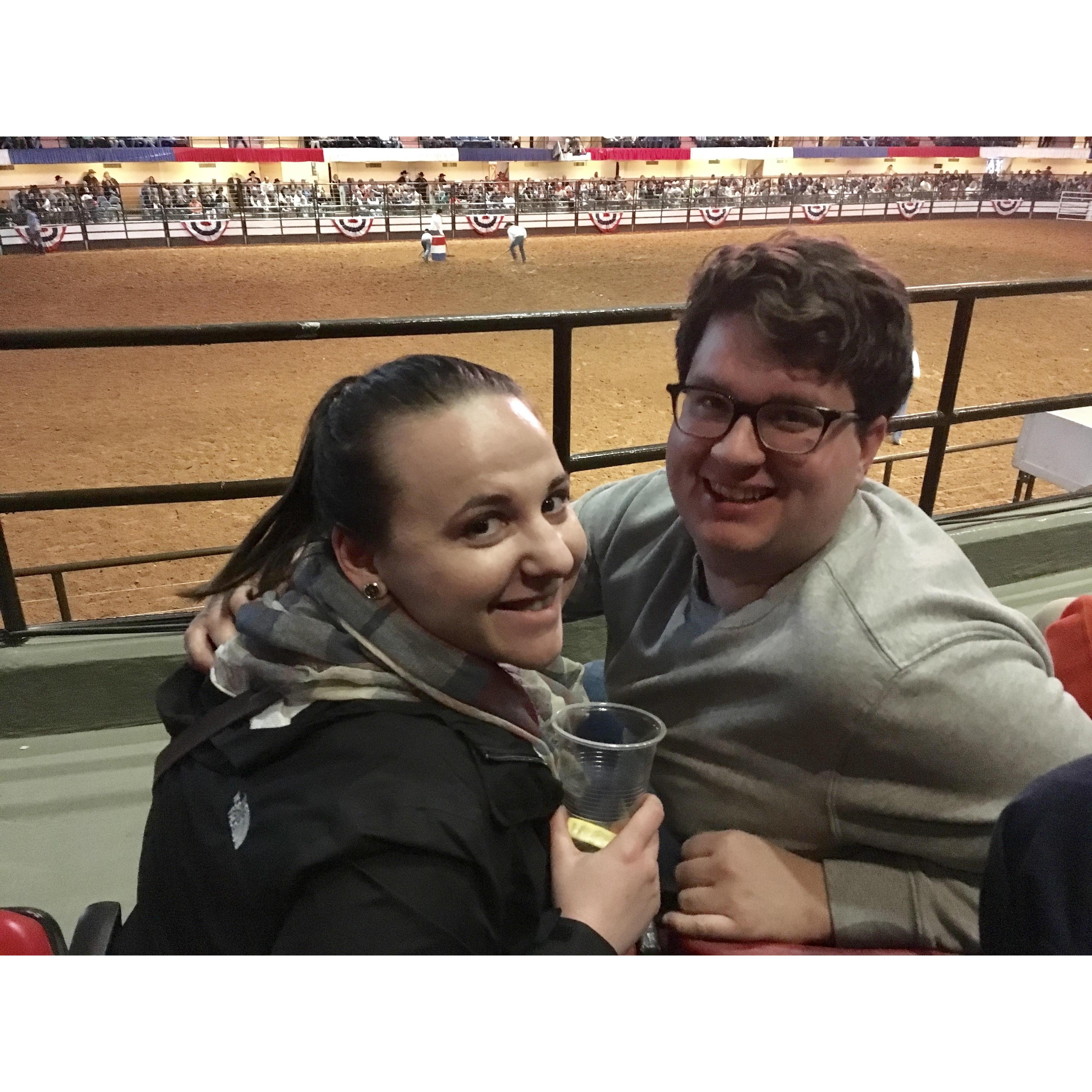 Jeb's 1st Fort Worth Rodeo.