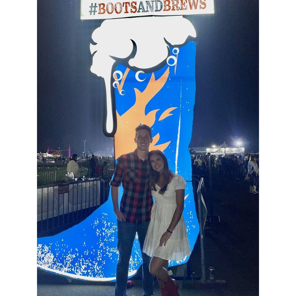 Our first concert together! "I like it, I love it, I want some more of it" - Tim McGraw