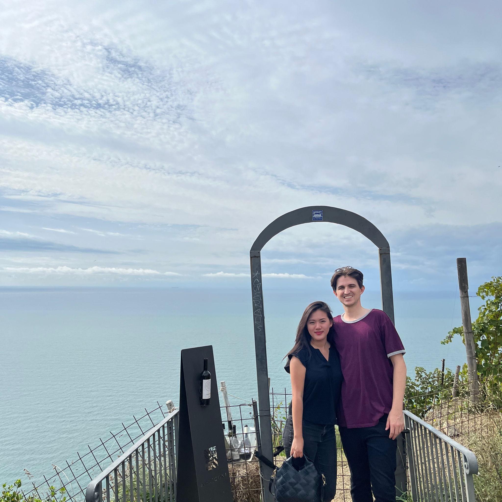 Overlook between Riomaggiore and Manarola, not a simple hike!