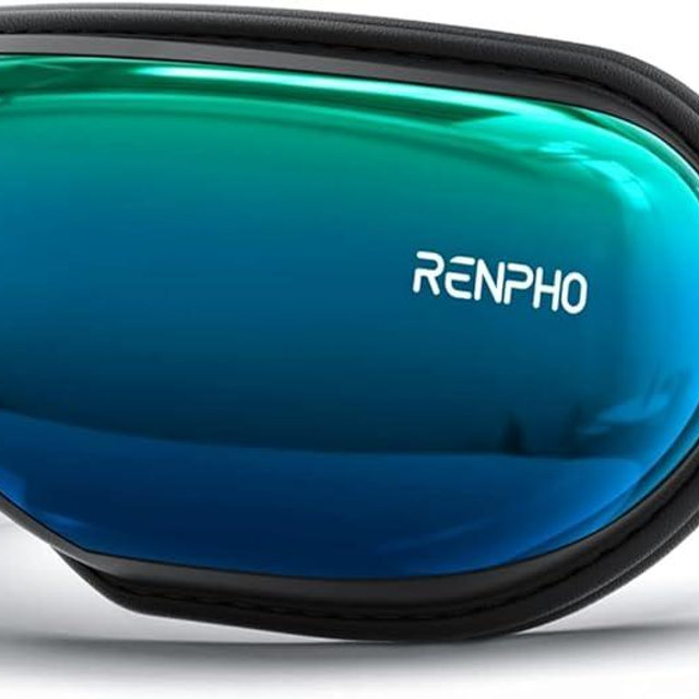 RENPHO Eye Massager with Heat, Birthday Gifts Eye Mask for Mom Dad Women Men Her Him, Heated Eye Mask, Eye Massager for Migraines with Bluetooth Music, Reduce Strain
