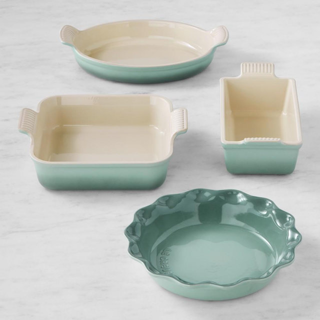 Le Creuset Heritage Bakeware Essentials, Set of 4, Sea Salt