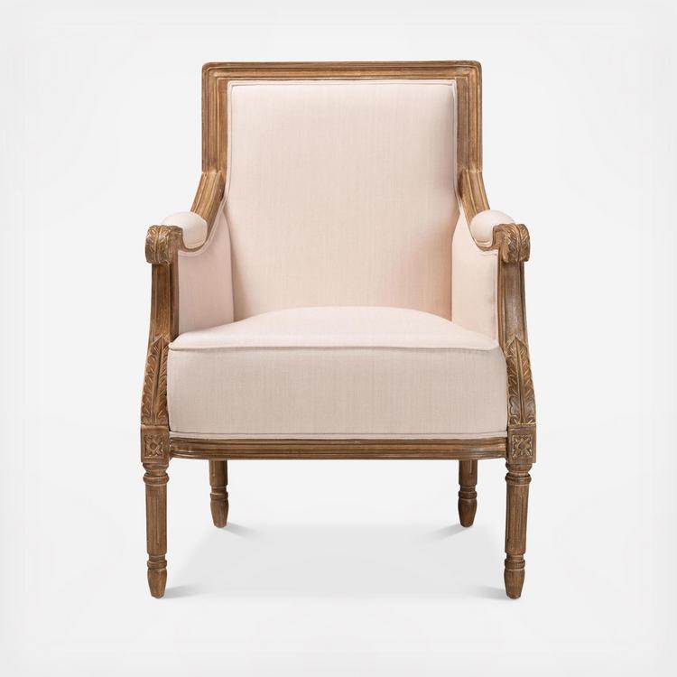 Baxton Studio, Chavanon French Accent Chair Zola
