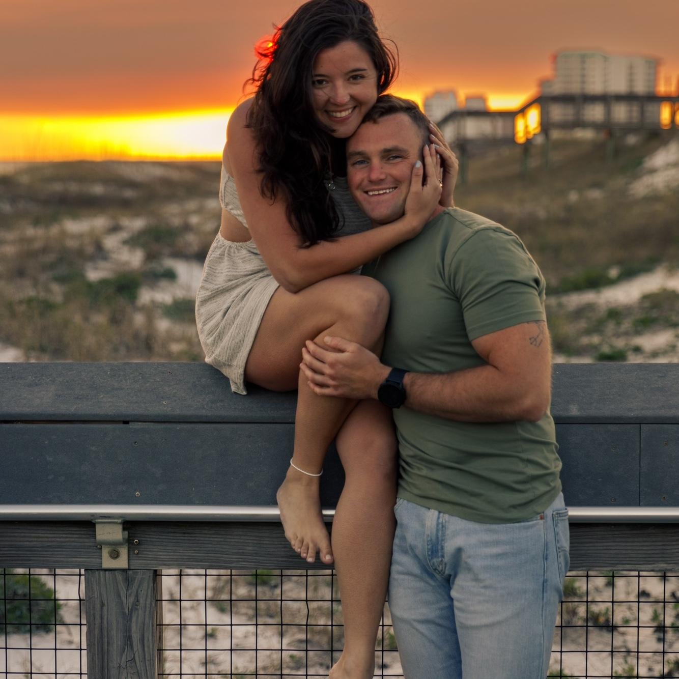 First couple’s photoshoot in Destin!