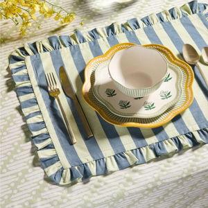 Wide Stripe Cotton Placemats Set of 4 | West Elm