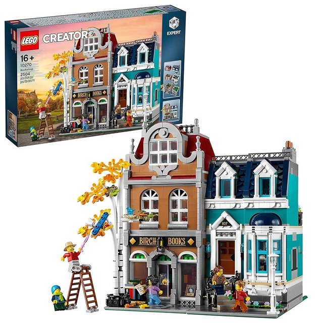 Lego Creator Expert Bookstore Construction Toy, from 16 Years, 2504 Pieces