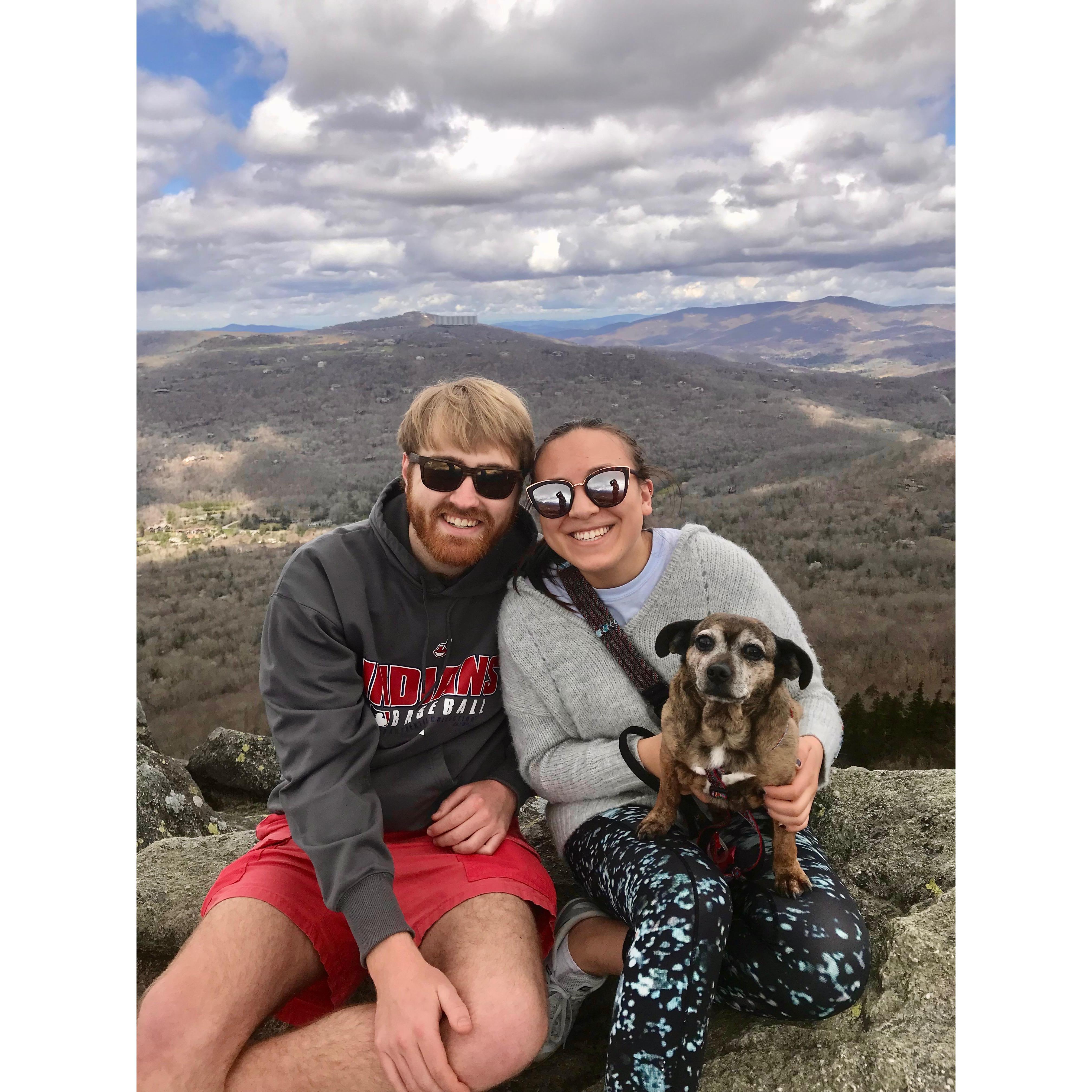 One of many hikes!