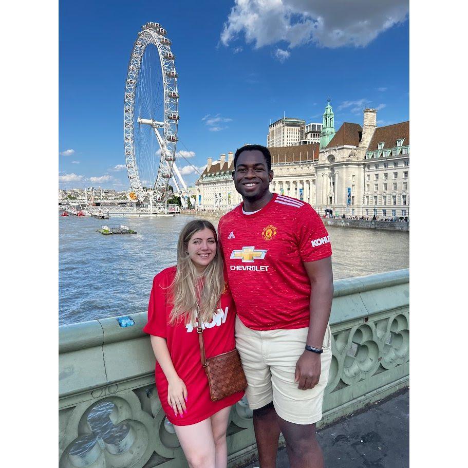 August 2022, sightseeing in London - Brynn's first international trip