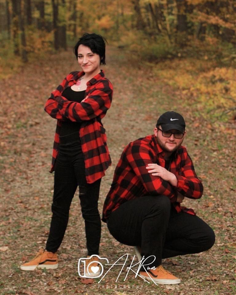 The couple's first fall photo shoot together!