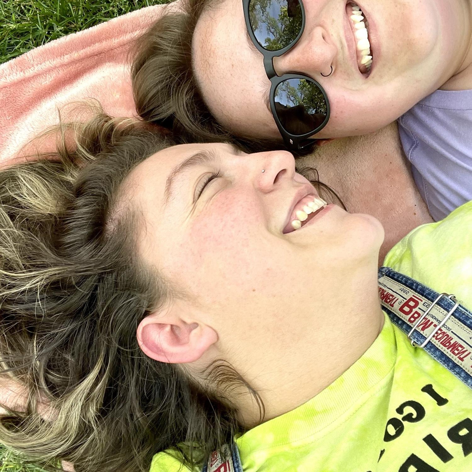 One of my favorite pictures from our day on Mizzou's campus. I brought Carissa to see where I went to school! We had a fun picnic in Peace park. - Kelly