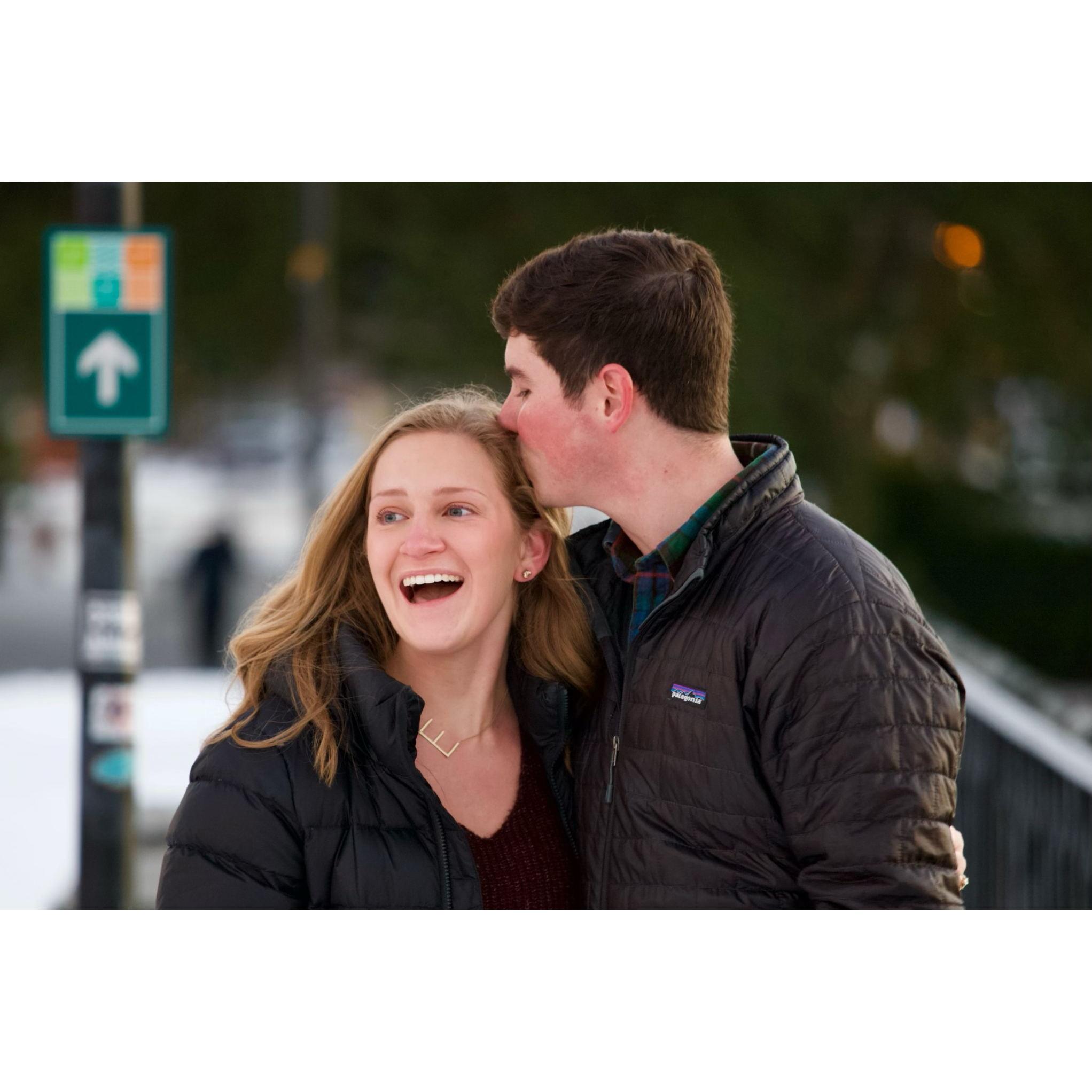 surprise - we're engaged!