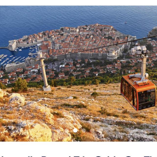 Dubrovnik scenic cable car ride