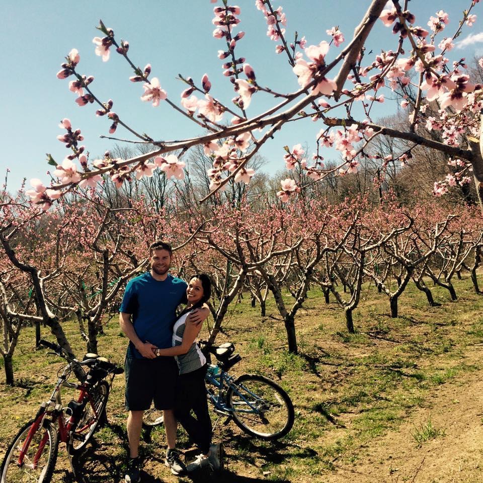 We love riding bikes together, it was a nice surprise to run into this beautiful garden!