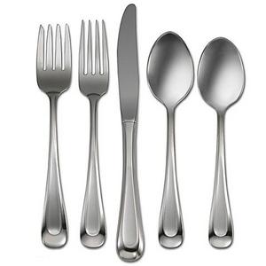 Oneida® Satin Sand Dune 45-Piece Flatware Set
