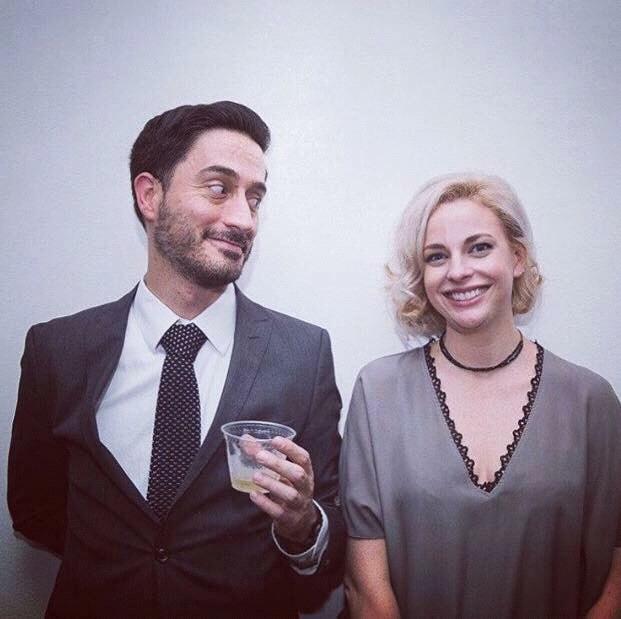 Adobe Holiday Party and our sort of "coming out" event as a couple.