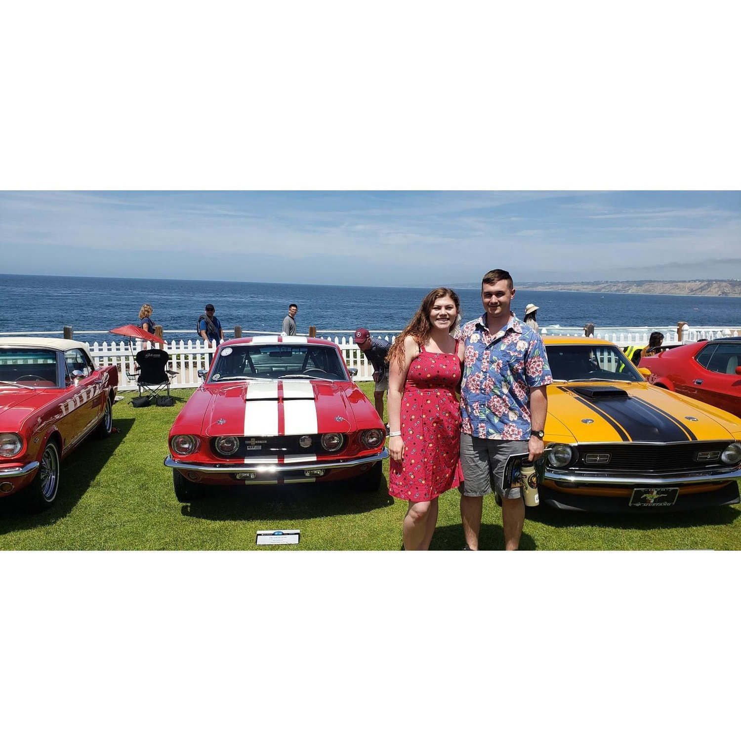 I won ticket to this car show, and Hunter found himself winning too.