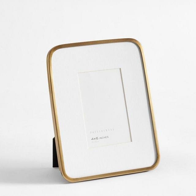 Radius Frame 4"x6" Brass