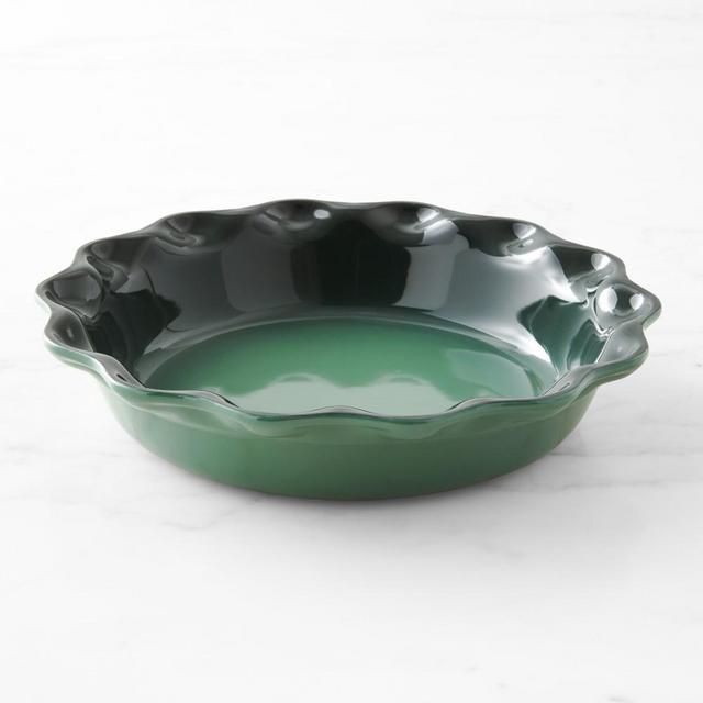 Le Creuset Heritage Ruffled Pie Dish, Artichaut
