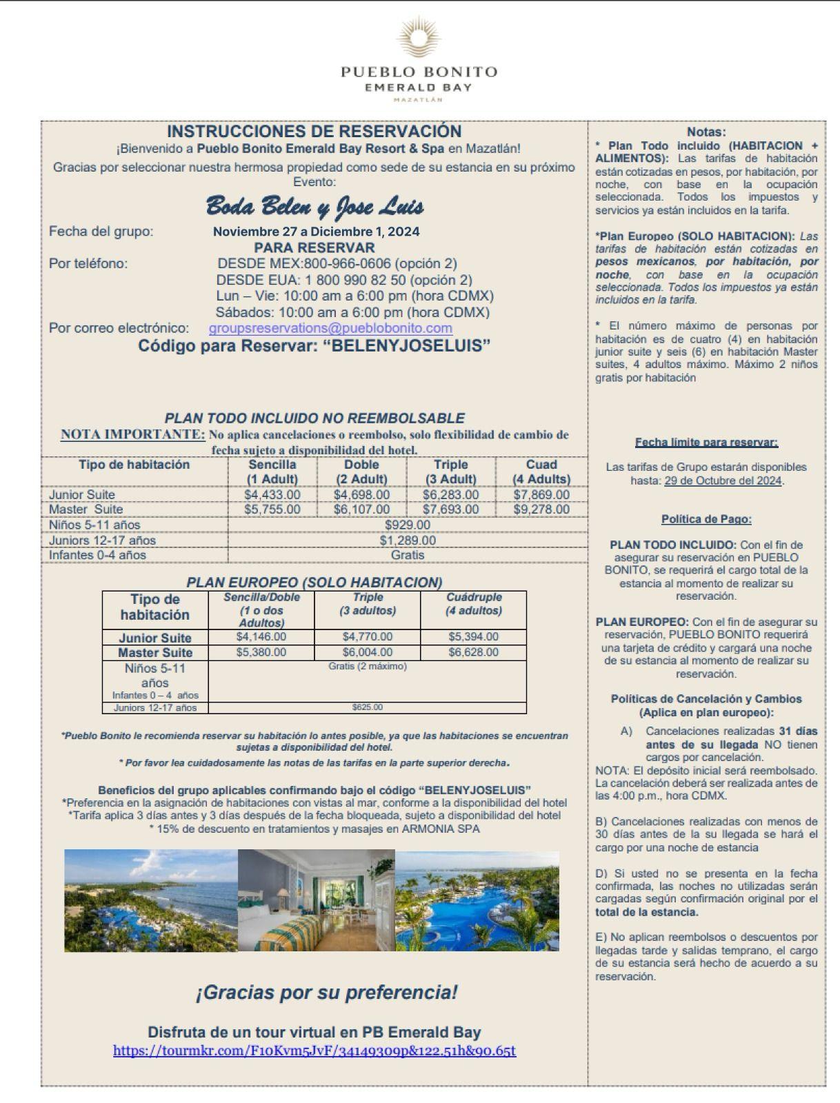 The Wedding Website of Jose Luis Teran and Belen Caballero