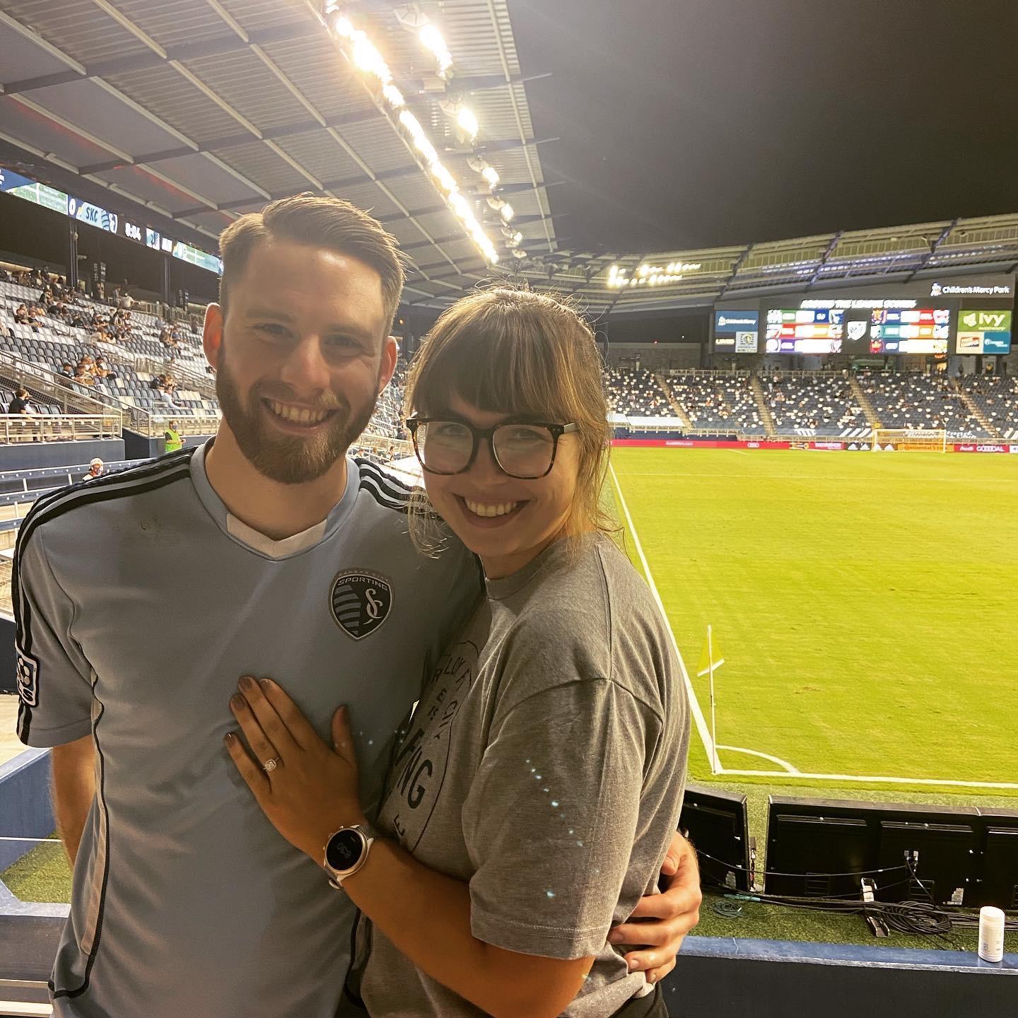 Of course the soccer player loves Sporting Games!