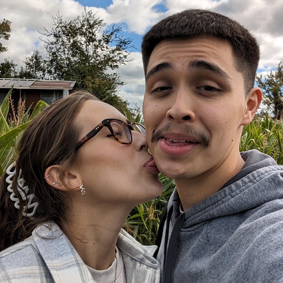 10-15-2023: Being silly in the corn maze 🥰