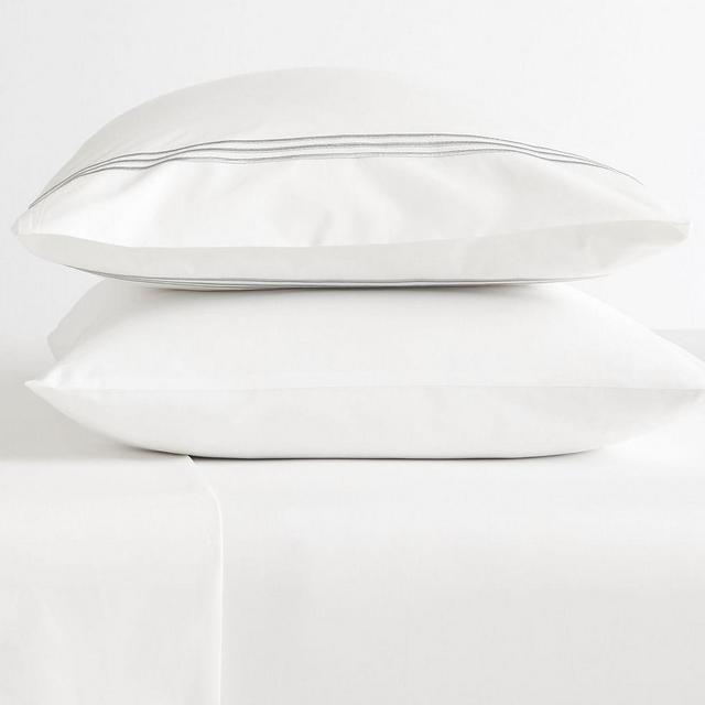 Grand Organic Pillowcases, King S/2, Gray Mist