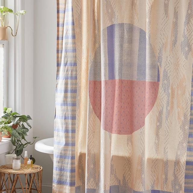 Dominique Printed Shower Curtain