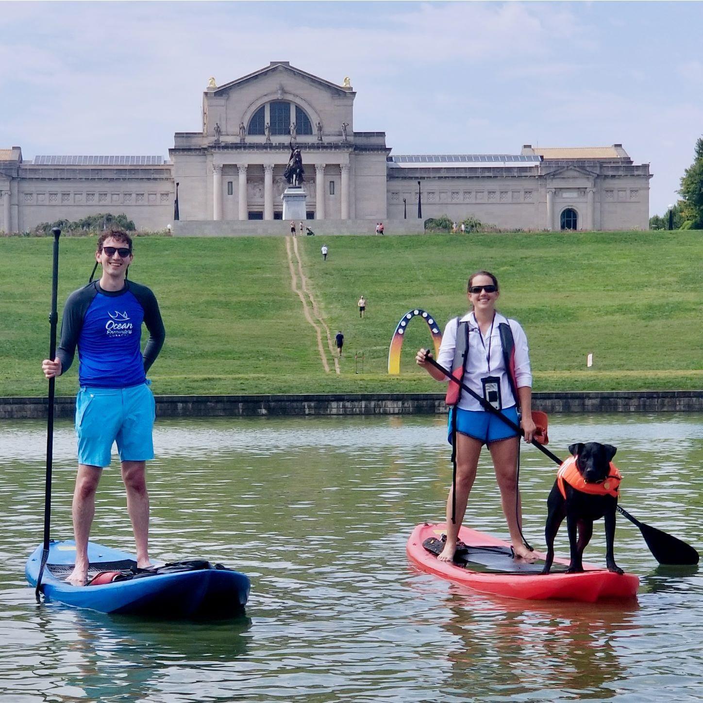 2020: In front of the St Louis Art Museum.