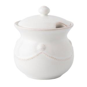 Juliska Berry & Thread Whitewash Lidded Sugar Pot