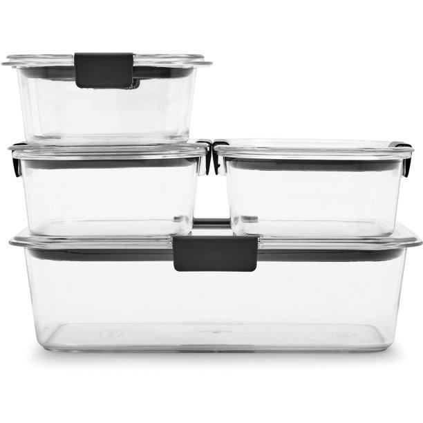 Rubbermaid Brilliance Leak-Proof Food Storage Containers, Set of 5 (10 Pieces Total)