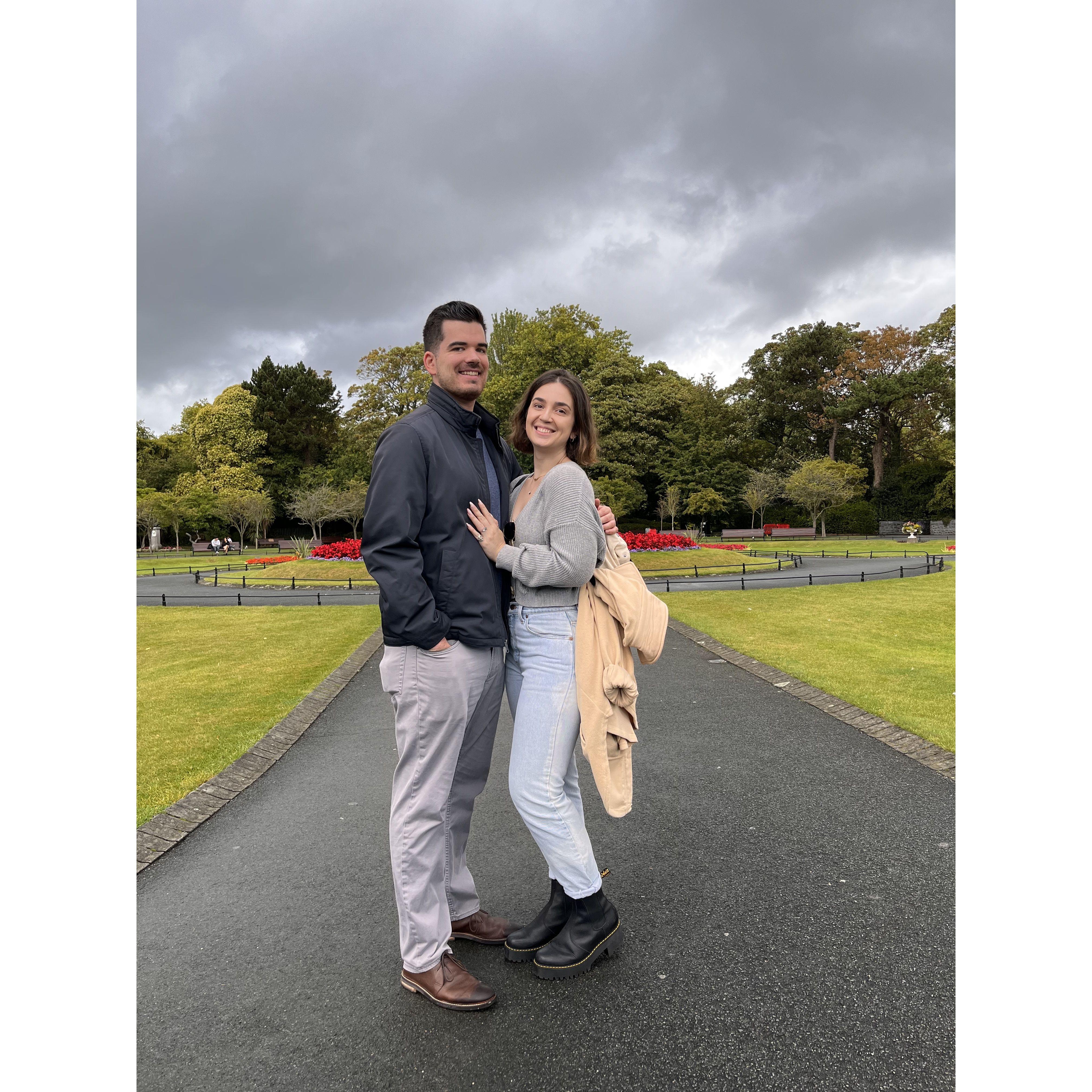 After the proposal in St. Stevens Green