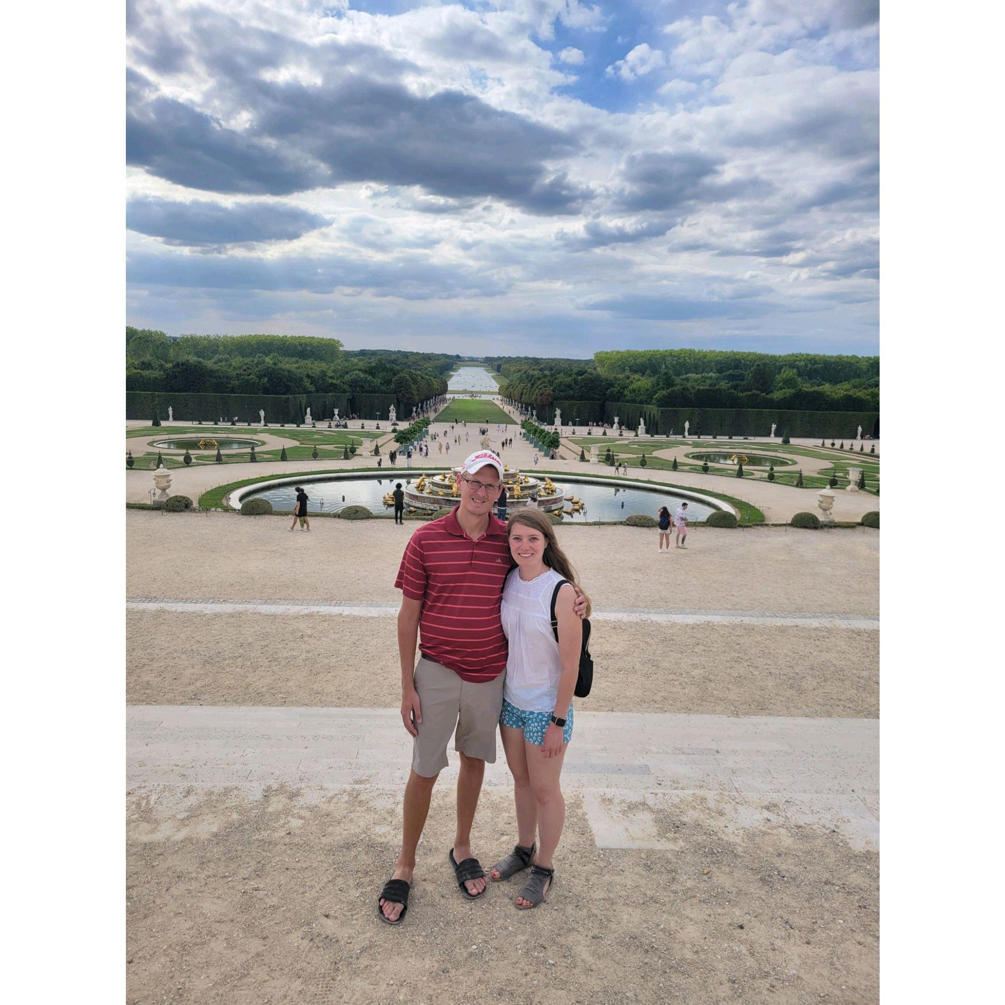 July 2022 back to Versailles where we spent a week. This was inside the gardens at the Palace of Versailles.