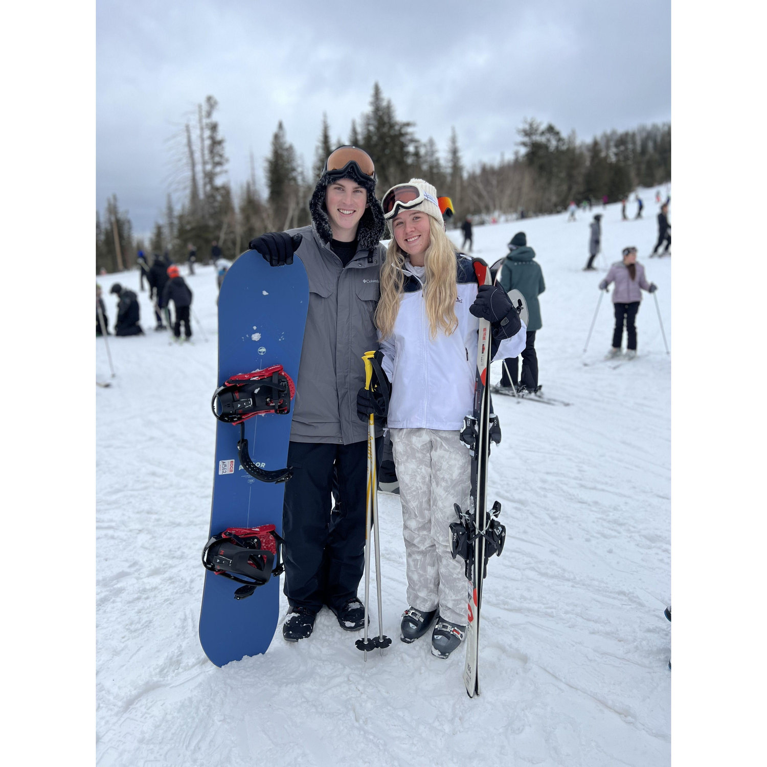 Emily's first ski trip