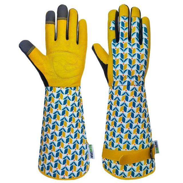 MSUPSAV Gardening Gloves for Women and Men, Thorn Proof&Puncture Resistance Garden Gloves,Gauntlet Gloves,Gifts