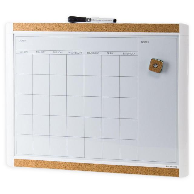 Pin-It Magnetic Dry Erase Calendar Board