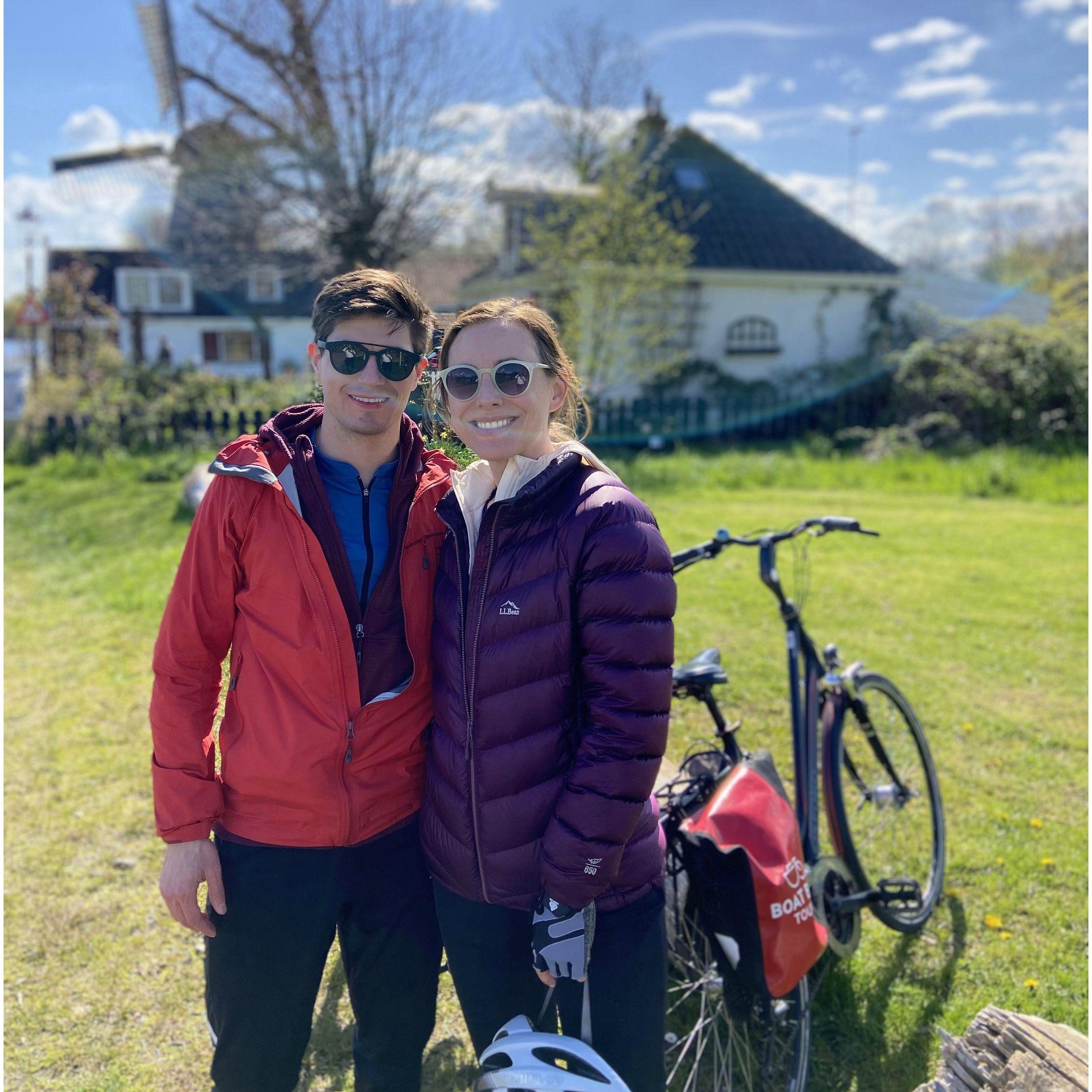 Biking and barging in the Netherlands (with Carine and Trent)