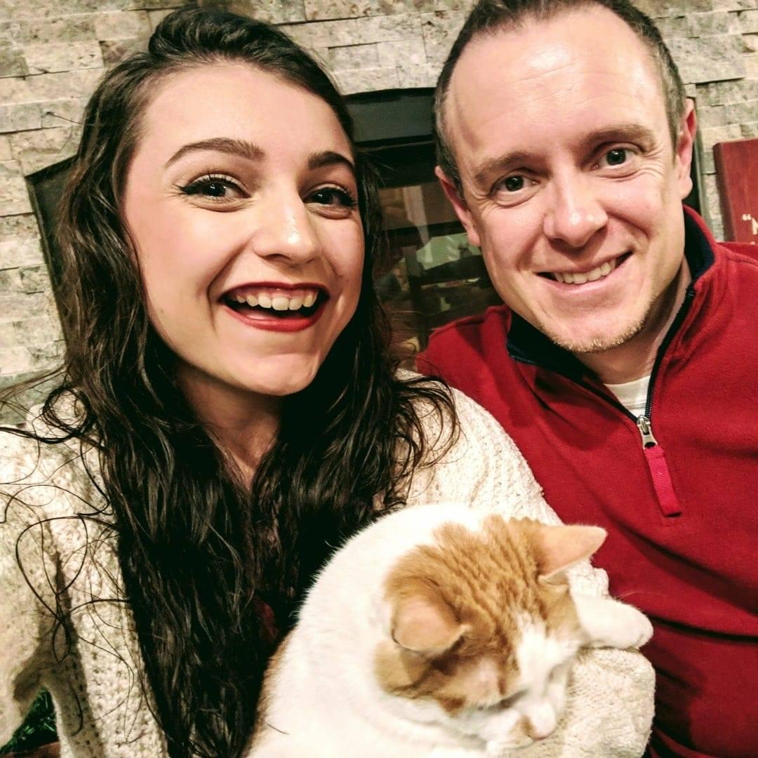Christmas photos featuring Leo the cat!