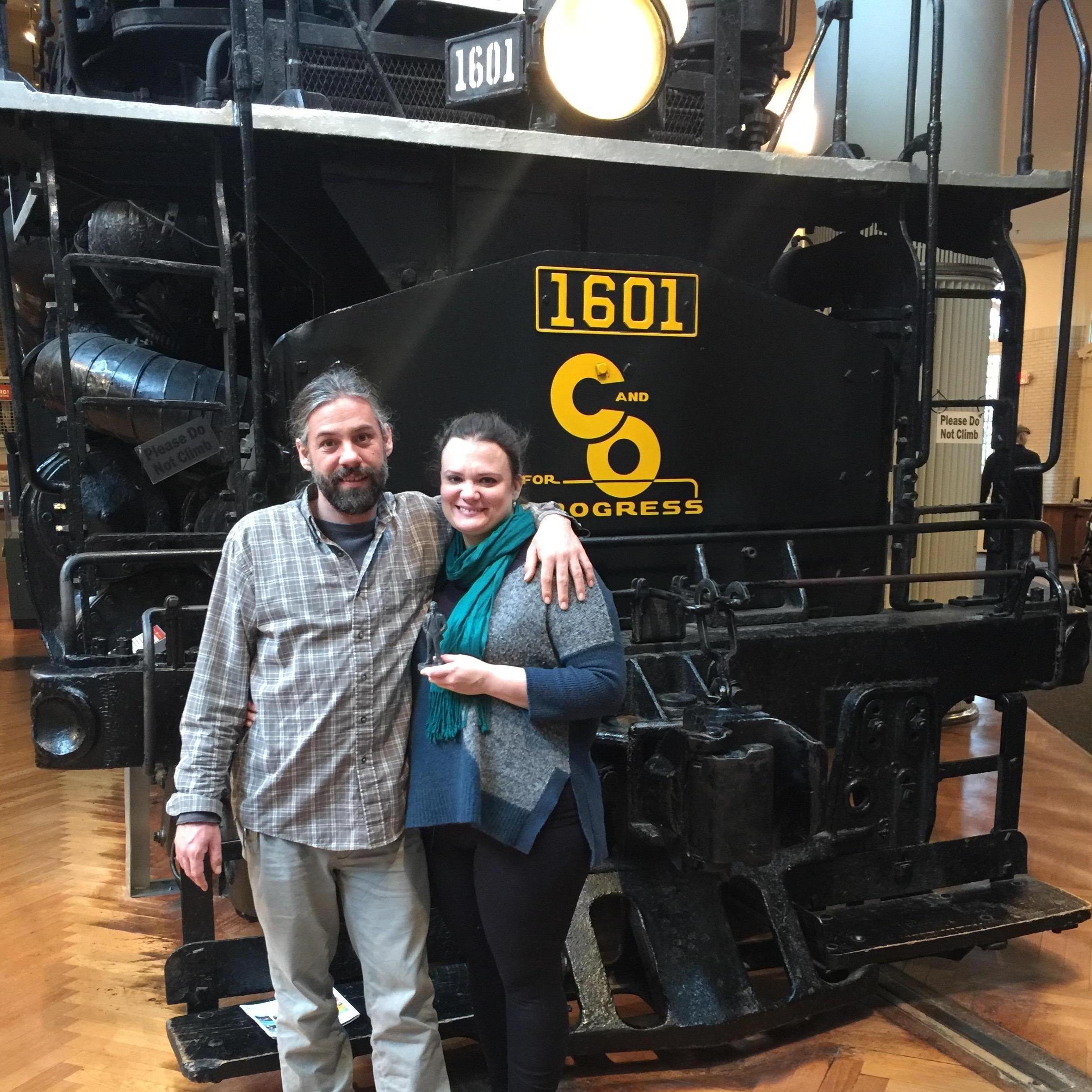 C&O steam locomotive, Henry Ford Museum, Dearborn, Michigan | Christmas 2016