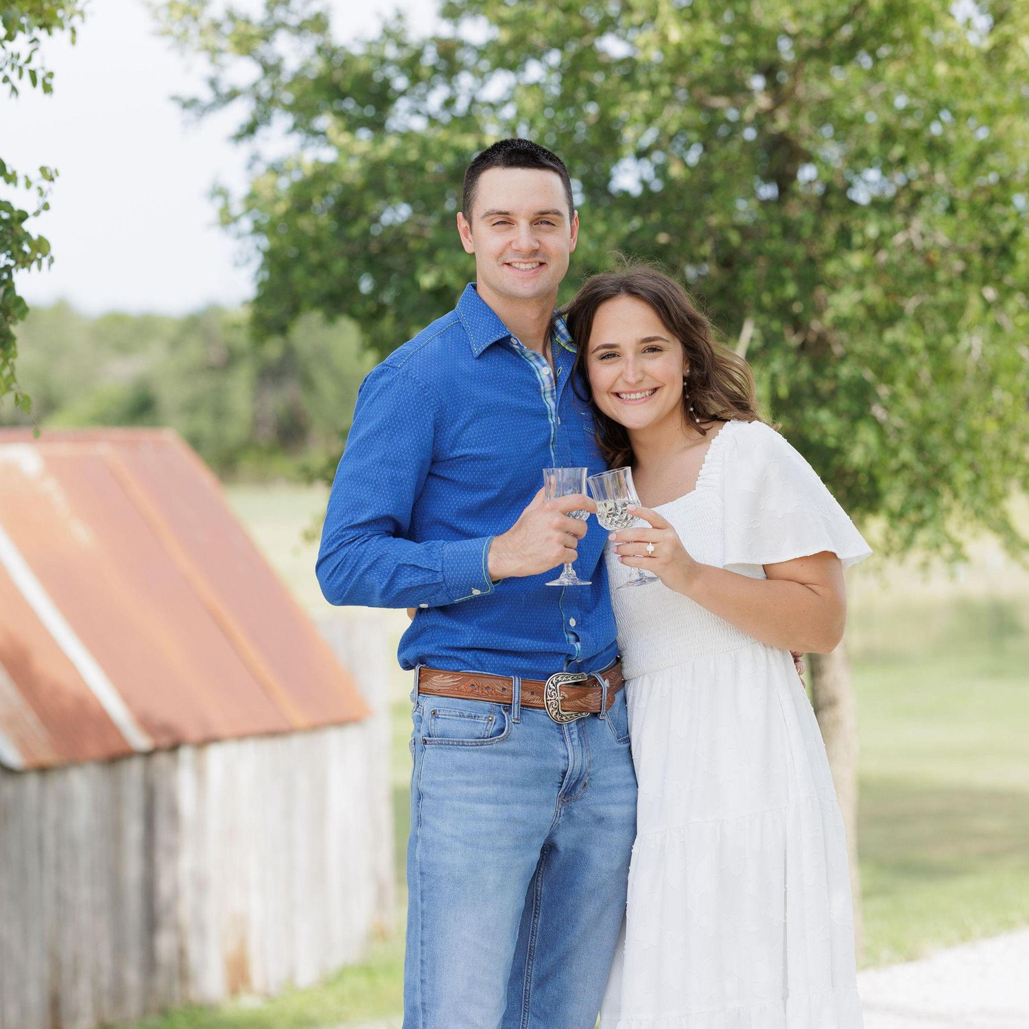Cheers to forever!
