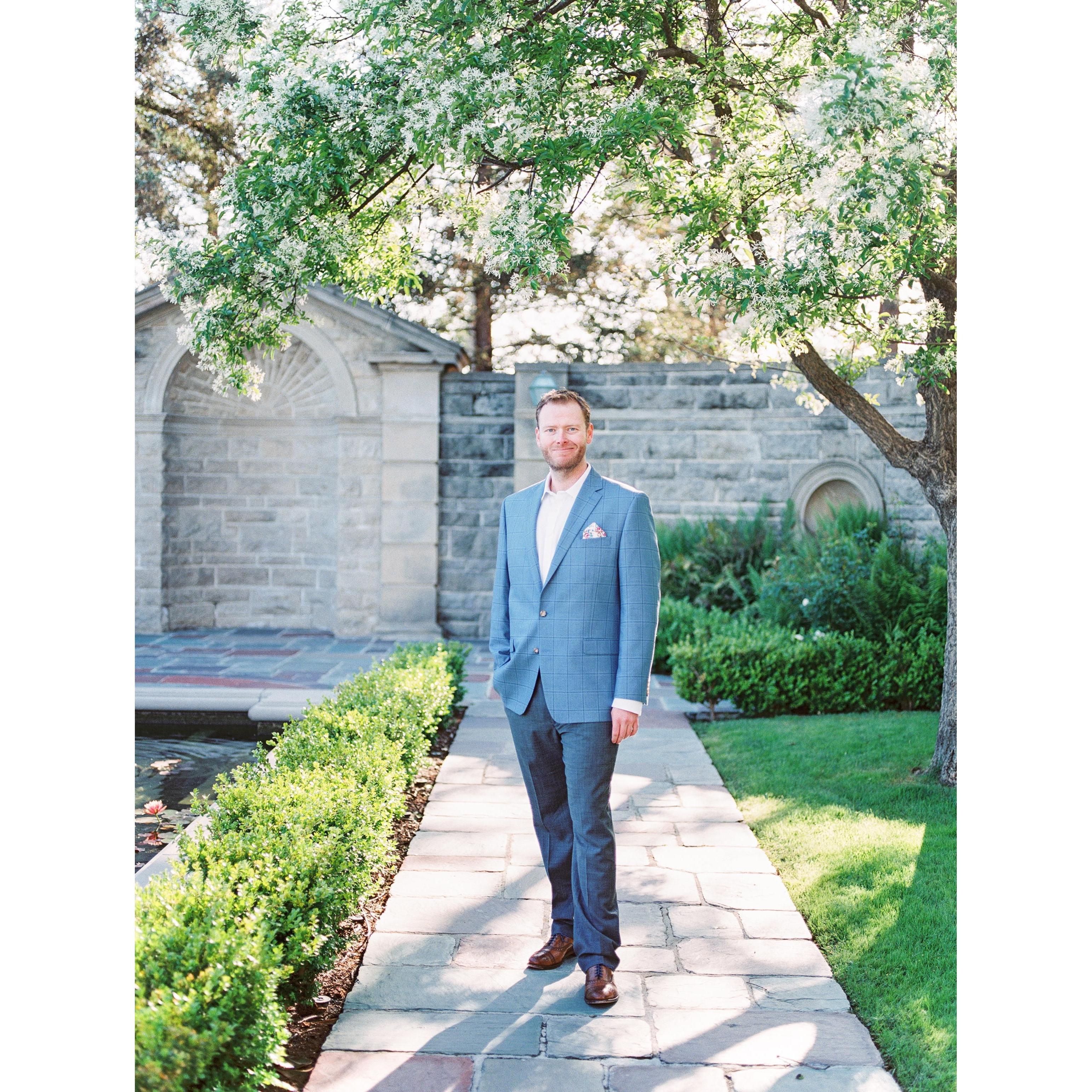 Taken at Greystone Mansion during our engagement photo shoot.