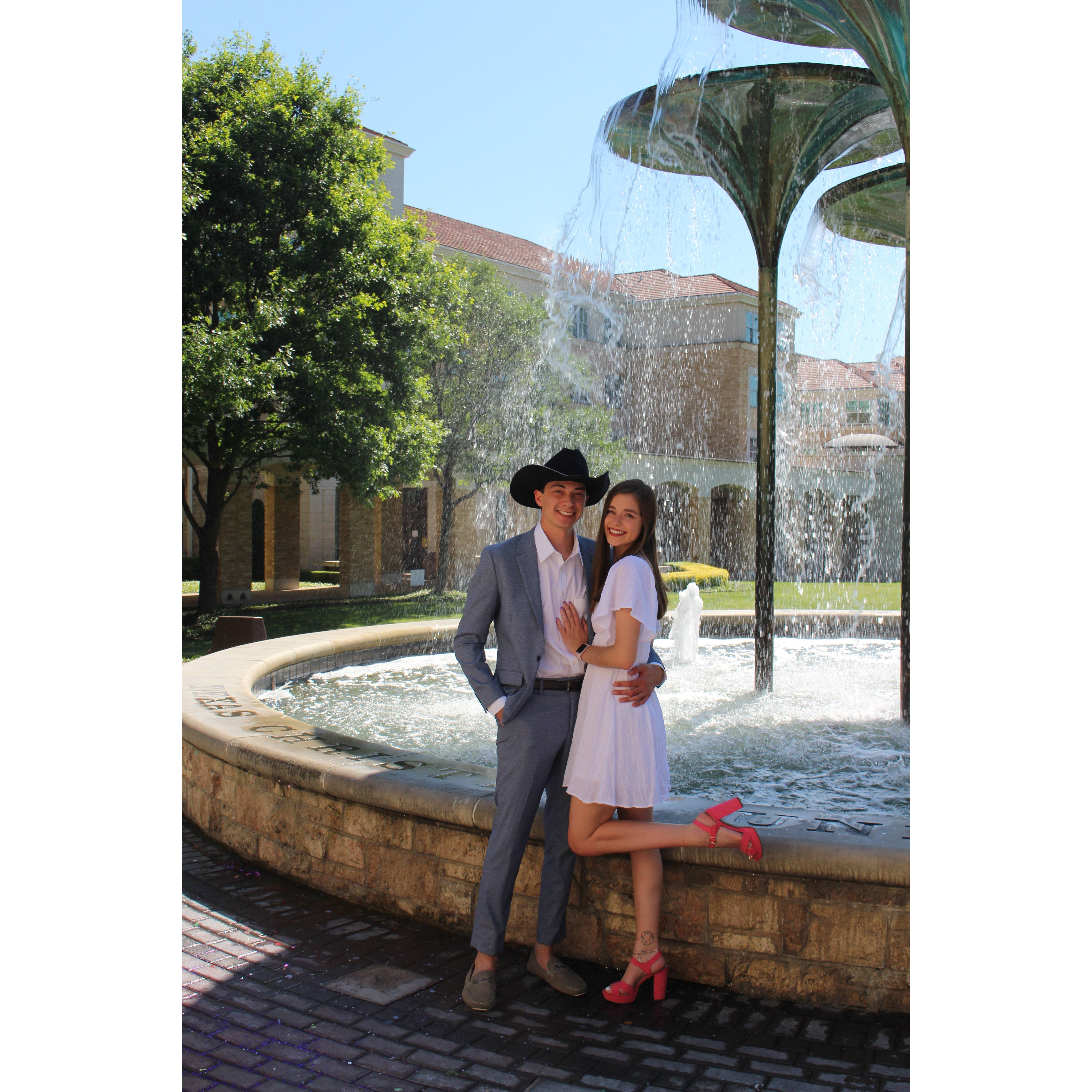 May 2021 - Our graduation from TCU.