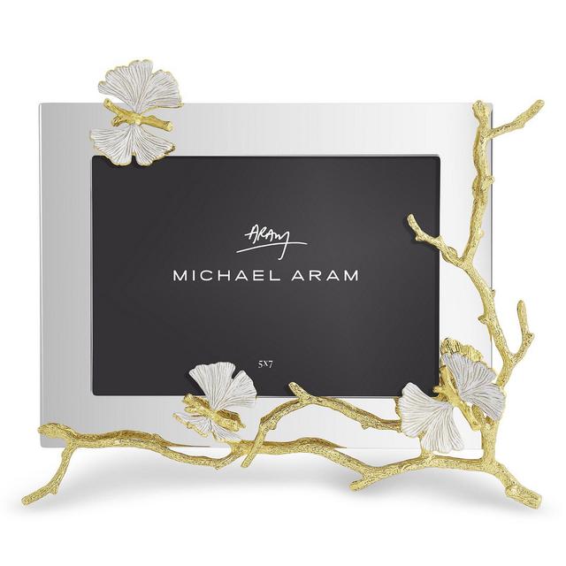 Michael Aram Butterfly Ginkgo Gold Reflective Frame, 5" x 7"