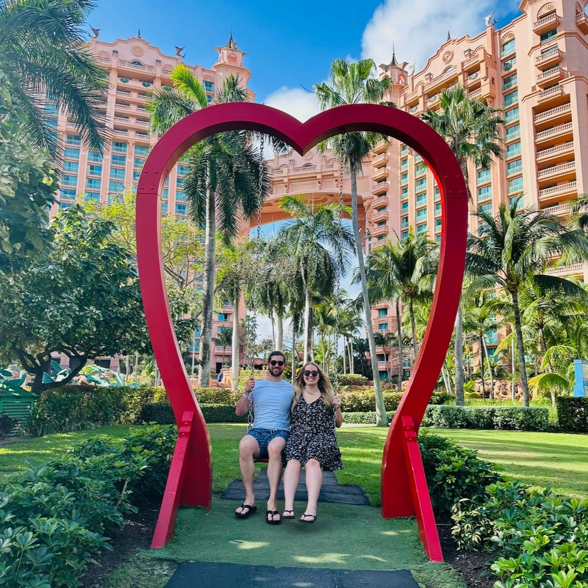 In the Bahamas!